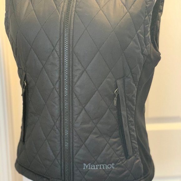 NWOT Marmot Women's Down Vest, Small, Black - Picture 3 of 6